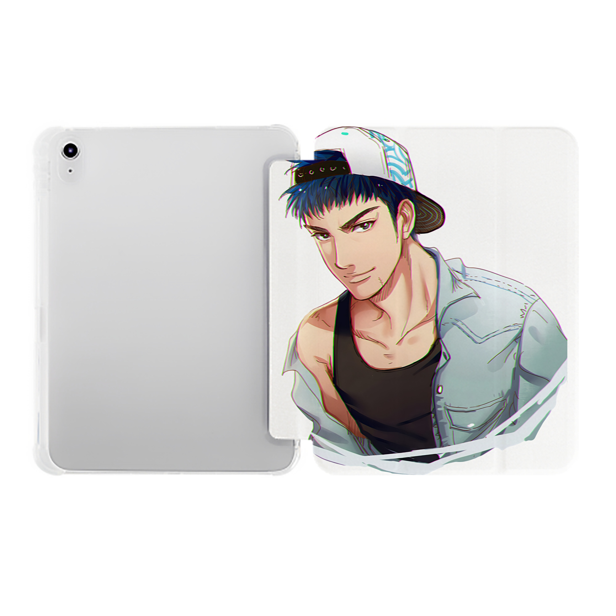 （画像用） SLAM DUNK／スラムダンク IPad ケース ペン収納付き 三つ折りスタンド PUレザー×シリコン 対応機種9.5/10.5/10.9インチ
